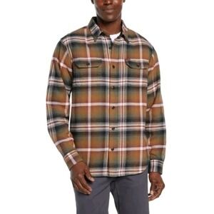 Orvis Men's Big Bear Heavyweight 100%‎ Cotton Flannel Shirt Size M, Multi Color